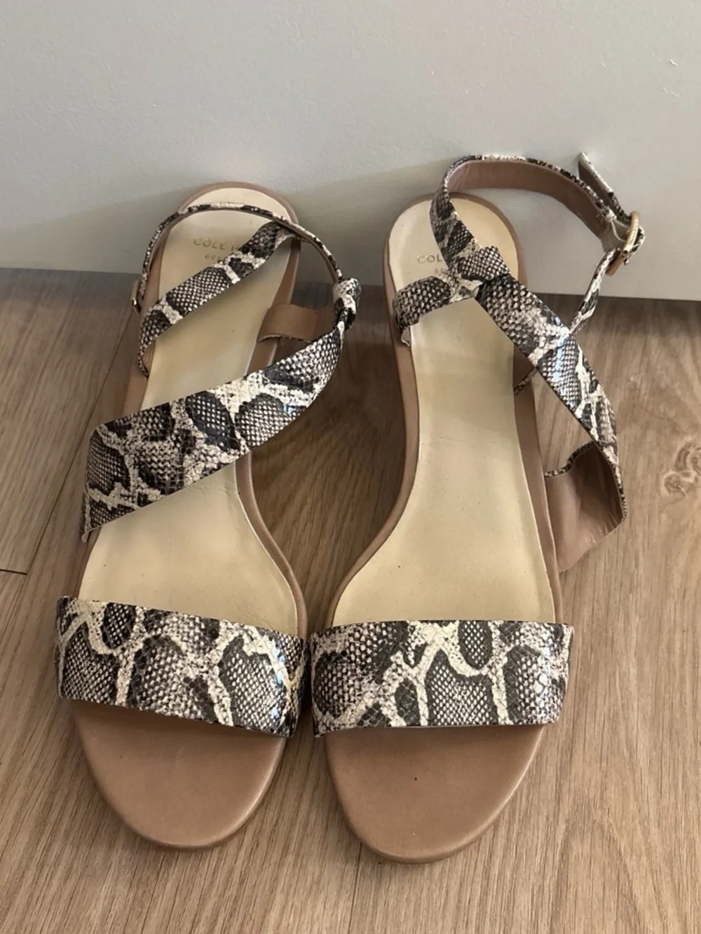 Cole Haan Leopard Print Sleeveless Camisole - Brown & Black